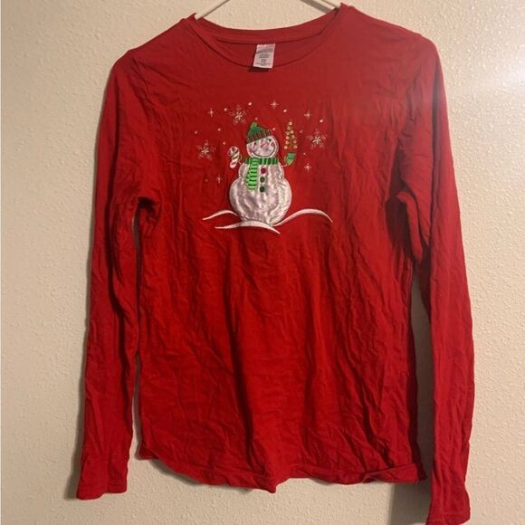 Faded Glory Tops - SMALL Red Faded‎ Glory Long Sleeve